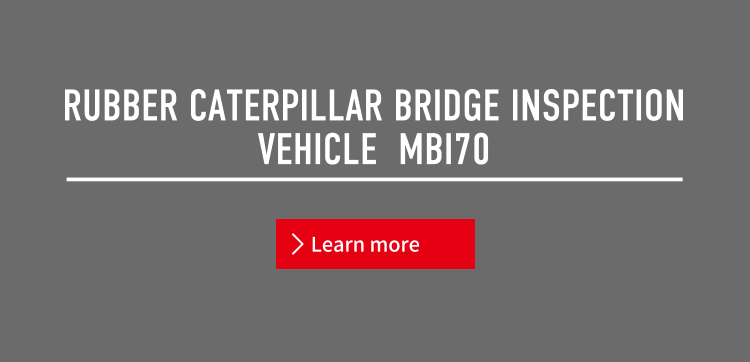 RUBBER CATERPILLAR BRIDGE INSPECTION VEHICLE MBI70